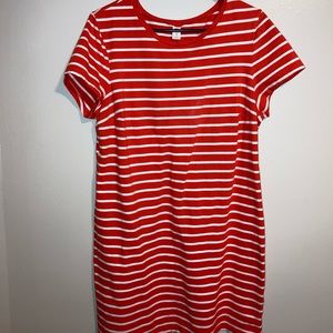 Coral Shirt Dress (fitted)